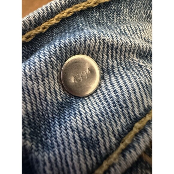 Levi's 541 Shorts Men’s 38 Blue Denim Cut Off  Flat Front Bermuda Jorts Adult - Picture 10 of 11